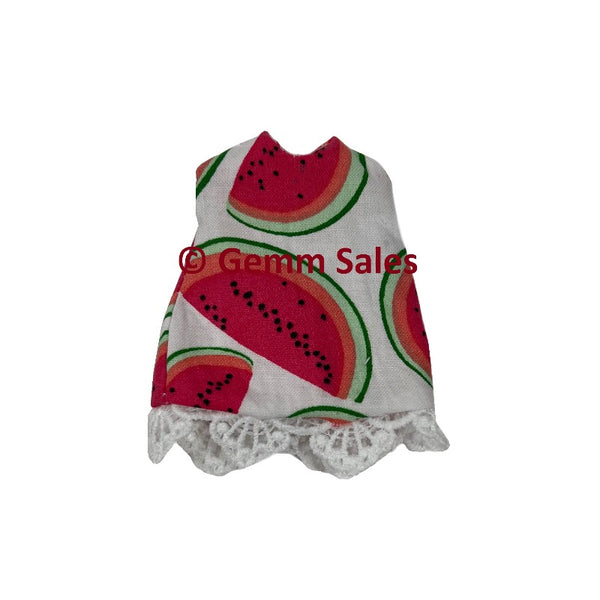 Monst Doll Summer Watermelon Dress Handmade, Holala Xiaomi Doll Dress