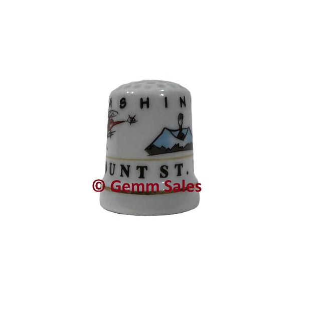 Mount St. Helens, Washington State Souvenir Thimble