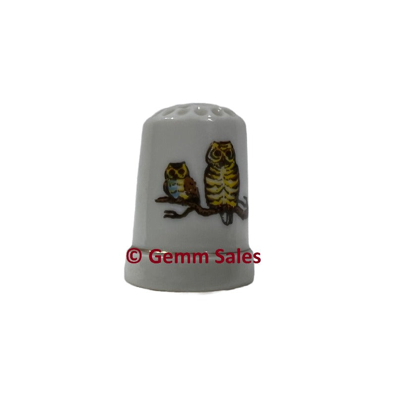Owl's Collectible Thimble