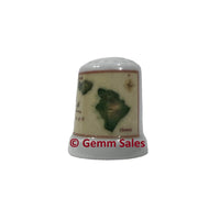 Pacific Ocean Hawaii Islands Souvenir Thimble