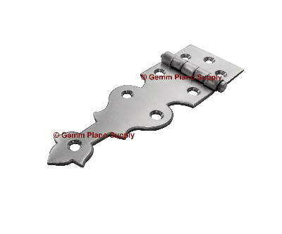 Piano Hinge, Nickel 5-3/8" x 1-3/4"