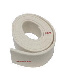 Piano Action Cloth, White Medium, 1" Wide