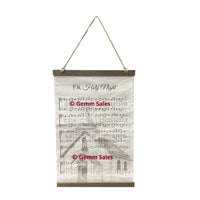 Piano Sheet Music Oh!, Holy Night Christmas Wall Art