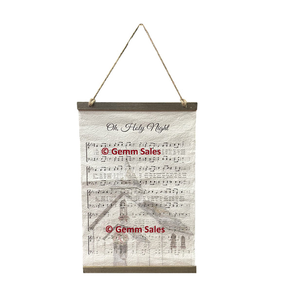 Piano Sheet Music Oh!, Holy Night Christmas Wall Art