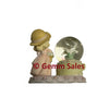 Precious Moments April Flower Mini Snow Globe Figurine 2000