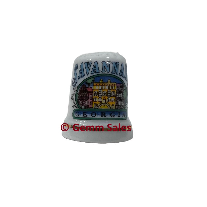 Savannah, Georgia Souvenir Thimble