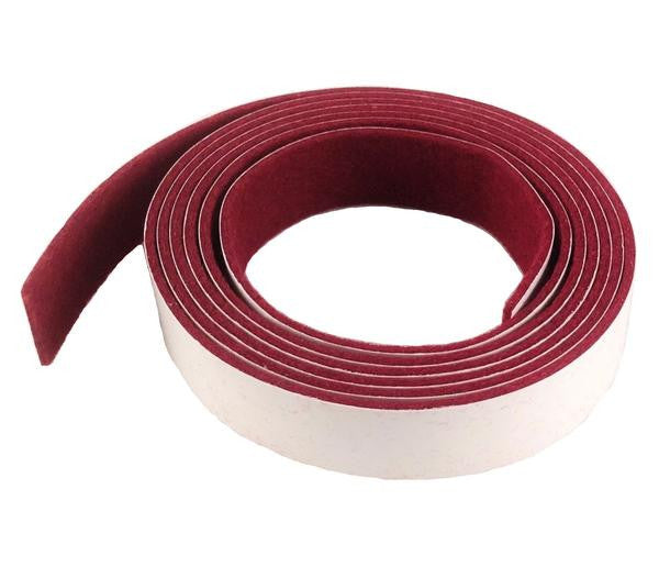 Piano Self Adhesive Nameboard Felt - Maroon