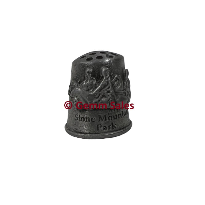 Stone Mountain Park Georgia Metal Souvenir Thimble