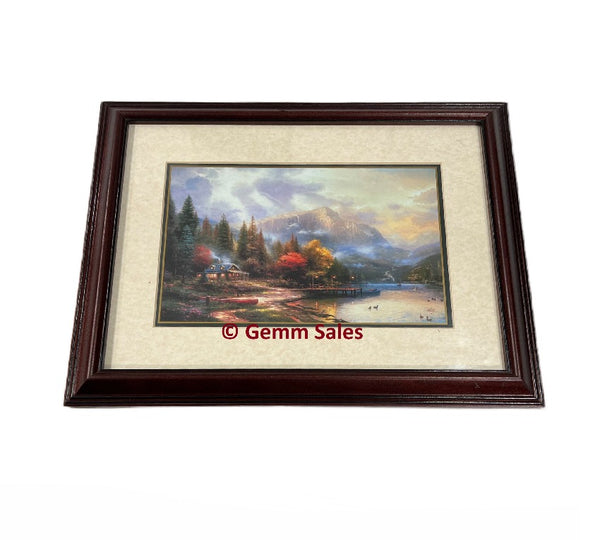 Thomas Kinkade the End of a Perfect Day III Framed