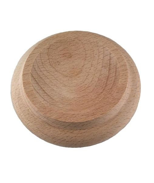 Hardwood Maple Piano Caster Cup, Unfinished