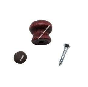 Piano Wood Desk Knob with Large Bored Type, Red Mahogany