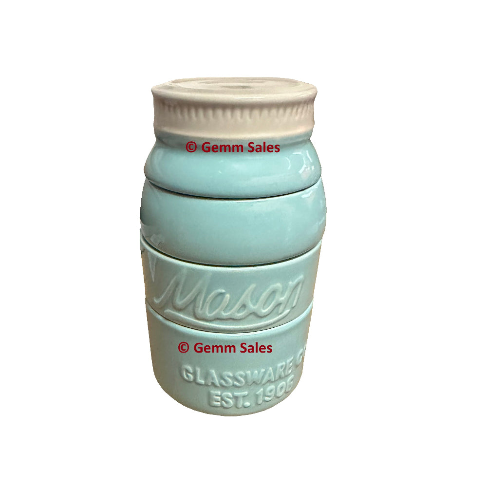 World Market Mason Jar Measuring Cups - Teal