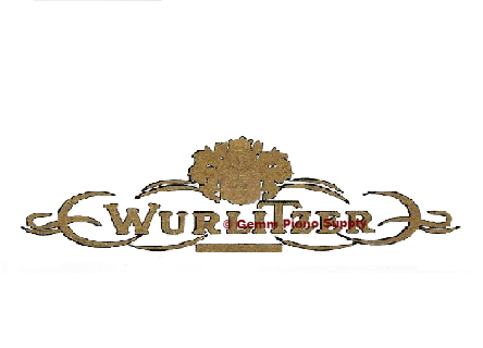 Wurlitzer Piano Fallboard Decal