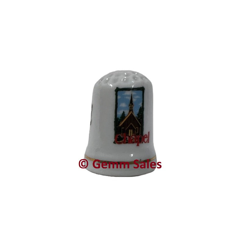 Yosemite National Park Chapel Souvenir Thimble