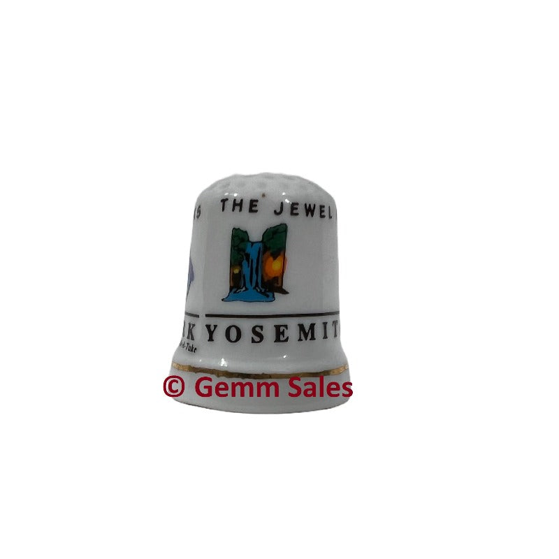 Yosemite National Park The Jewel of The National Parks Souvenir Thimble