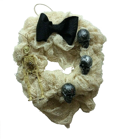 Halloween Creepy Cloth Wreath