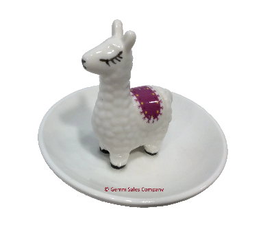 Alpaca Trinket Tray Ring Holder