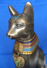 Egyptian Bastet With Colored Jewelry Egypt Statue