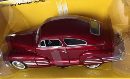 Motor Works 1948 Metallic Red Chevy Aerosedan Fleetline
