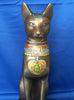 Egyptian Bastet With Colored Jewelry Egypt Statue