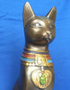 Egyptian Bastet With Colored Jewelry Egypt Statue