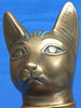 Egyptian Bastet With Colored Jewelry Egypt Statue