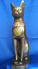 Egyptian Bastet With Colored Jewelry Egypt Statue