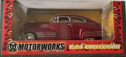 Motor Works 1948 Metallic Red Chevy Aerosedan Fleetline