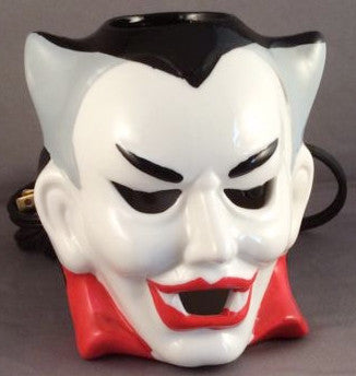 Party Lite-Ups Ceramic Vampire Dracula Lite Fixture -
