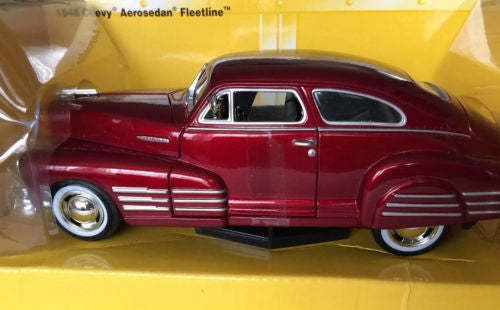Motor Works 1948 Metallic Red Chevy Aerosedan Fleetline