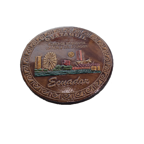 Authentic Ecuador La Perla Del Pacifico Magnet Souvenir