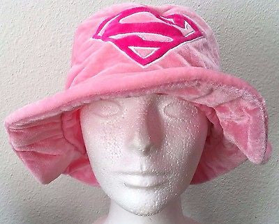 Authentic Six Flags Pink Supergirl Hat