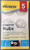 Memorex CD & DVD Clear Adhesive Hubs 5 PK
