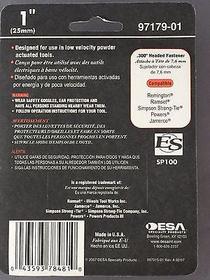 Remington Low Velocity Power Fasteners 1"