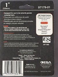Remington Low Velocity Power Fasteners 1"