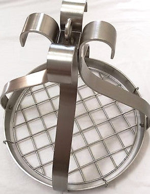 Elegant Stainless Steel Hanging Pot Rack - Dome 18"