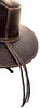 Authentic Ecuador Brown Leather Hat Size L