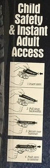 Straplock Handgun Safety Device  XL for Walter, Beretta, S&W