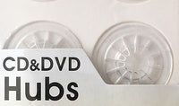 Memorex CD & DVD Clear Adhesive Hubs 5 PK