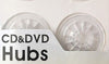 Memorex CD & DVD Clear Adhesive Hubs 5 PK