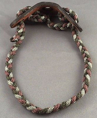 Archery Wrist Sling with Leather Mounting Strap
