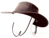 Authentic Ecuador Brown Leather Hat Size L