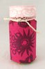 Purse, Backpack Organizer, Upcycled Pill Bottles, Hand wrapped in Fabric and Lace