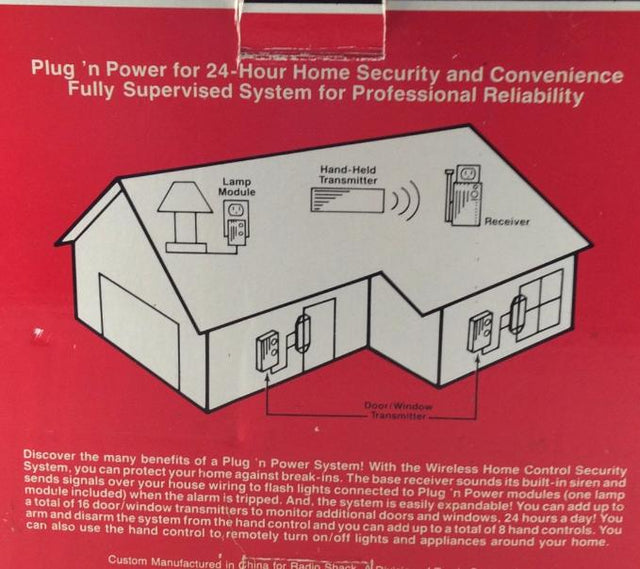 RadioShack Wireless Home Control Security System, 61-2611