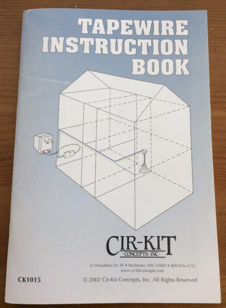 Cir-Kit Tapewire Instruction Book, Miniature House Wiring, Miniature House Electrical Instruction Book