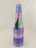 Glass Bottle Vases, Hand wrapped, Colorful Strings, Handmade Tassels