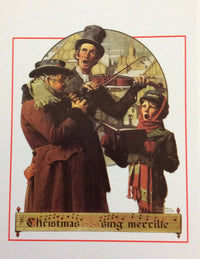 Christmas Cards by Norman Rockwell, Vintage 1993, American Classics