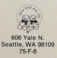 Lucy and Me Teddy Bear Note Cards, Vintage 1980's, Lucy and Me, Inc. Set of 3 Blank Note Cards