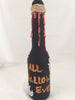 Halloween Decoration Bottles, Trick or Treat, Boo, Set of 3 Glass Bottles