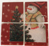 Snowman on Tile, Decorative Tiles, Tile Art, Christmas Decor, Christmas Snowman